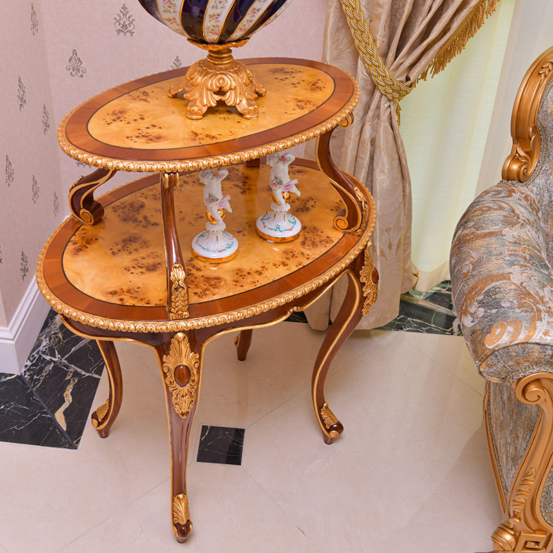 Traditional luxury classic side table