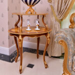 Traditional luxury classic side table