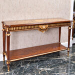 CLASSIC DESIGN WOODEN LUXURY CONSOLE TABLE MADE IN iTALY