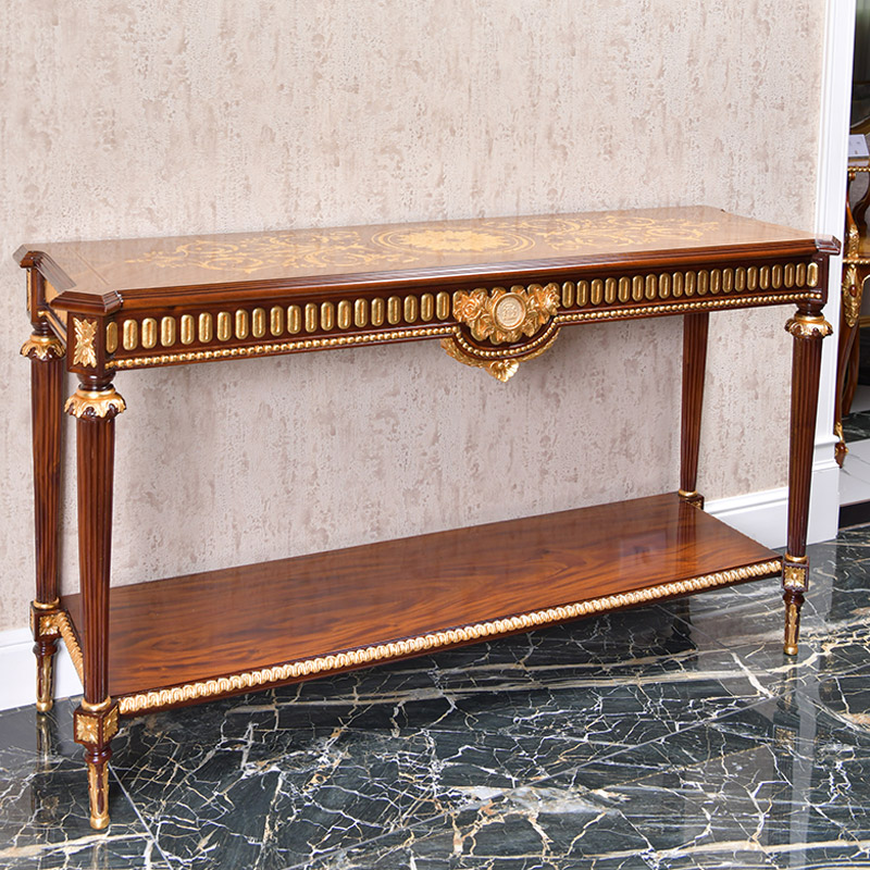 CLASSIC DESIGN WOODEN LUXURY CONSOLE TABLE MADE IN iTALY