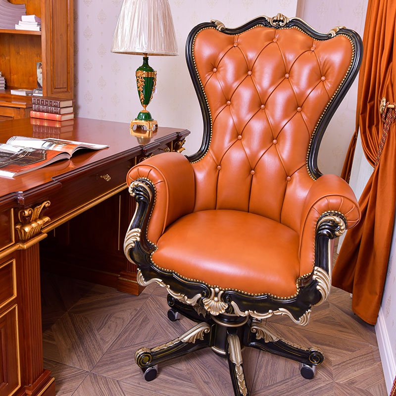Italian classic office executive armchair
