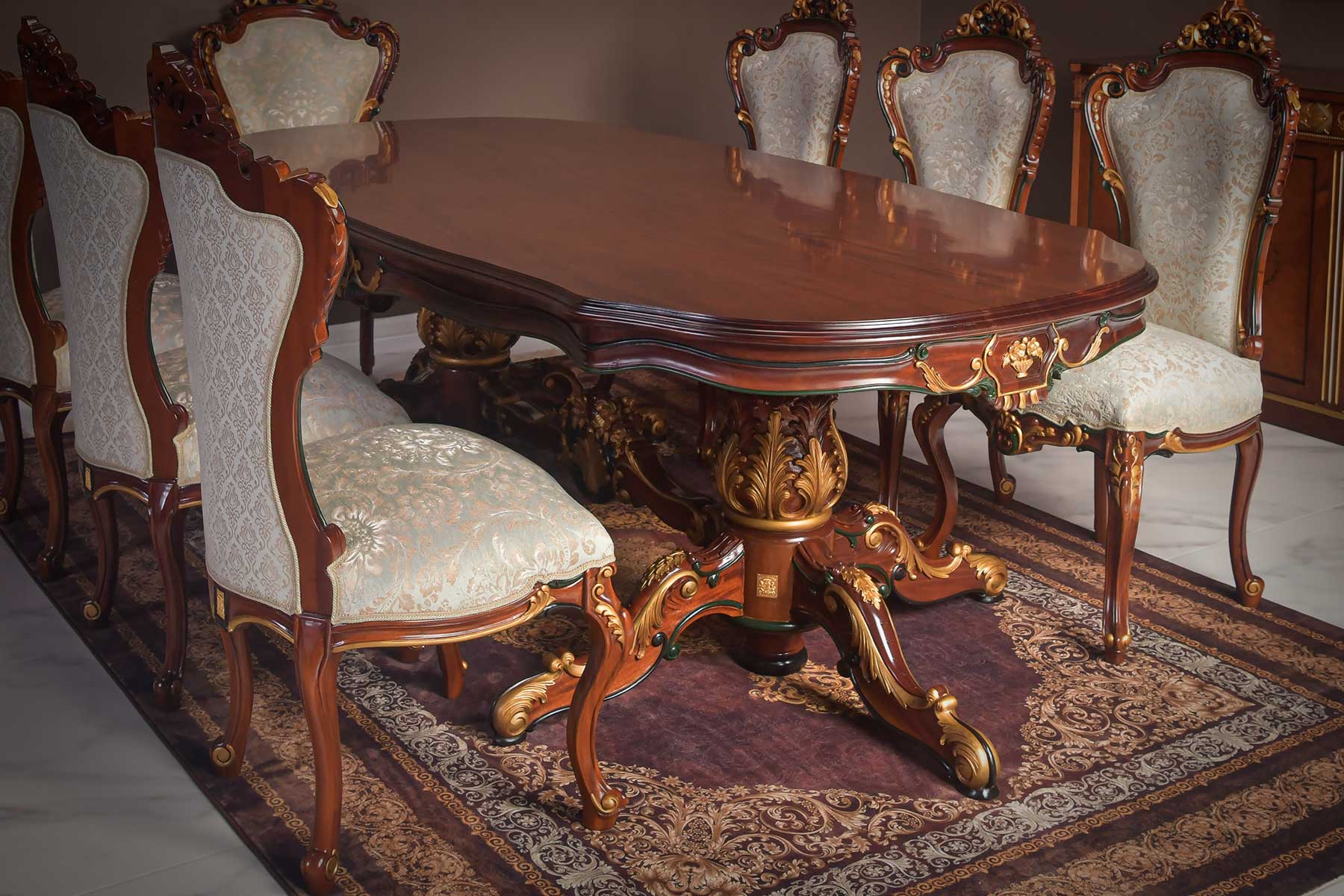 Italian classic luxury Dining Table