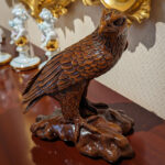 wooden eagle figurines